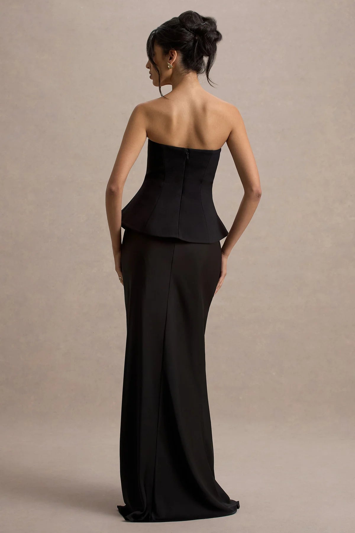 Strapless Corset Maxi Dress